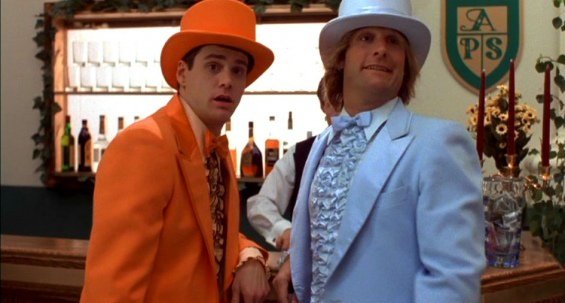 Harry and Lloyd in Dumb and Dumber. 